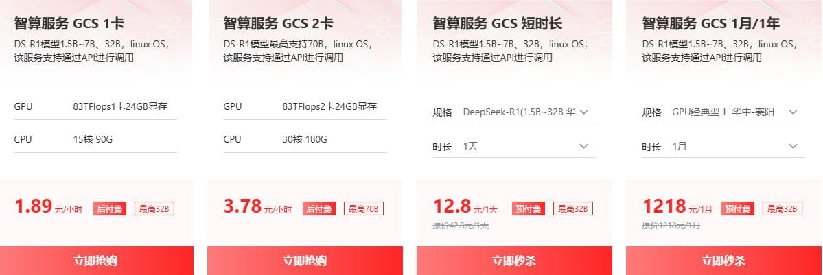 DeepSeek模型开箱即用