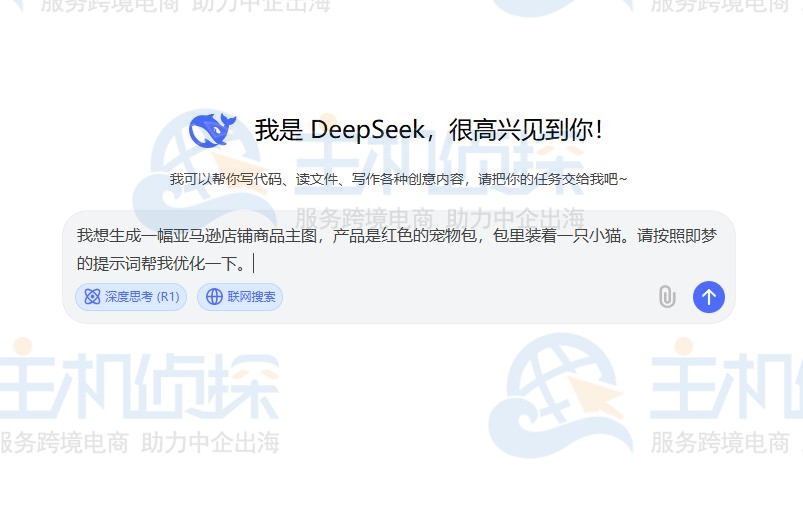 打开DeepSeek官网