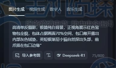 输入DeepSeek生成提示词