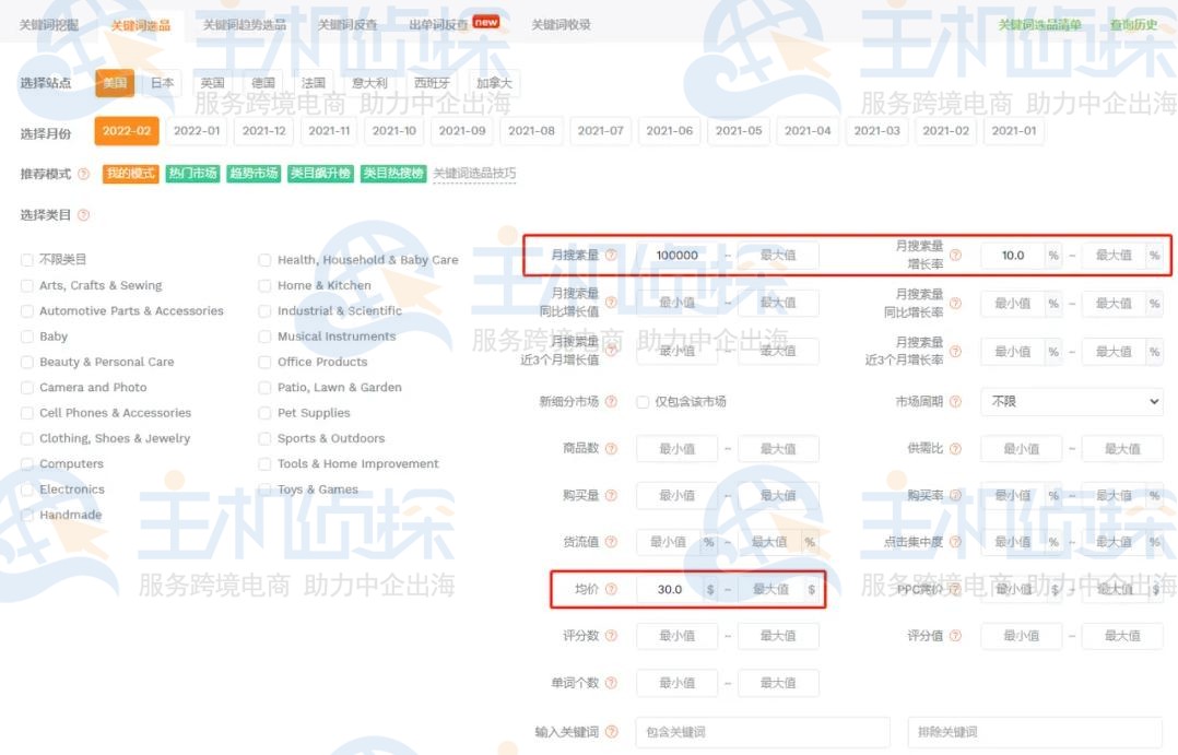 基于市场容量选品