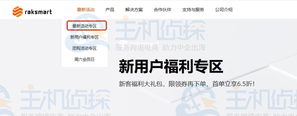 RAKsmart秒杀专区