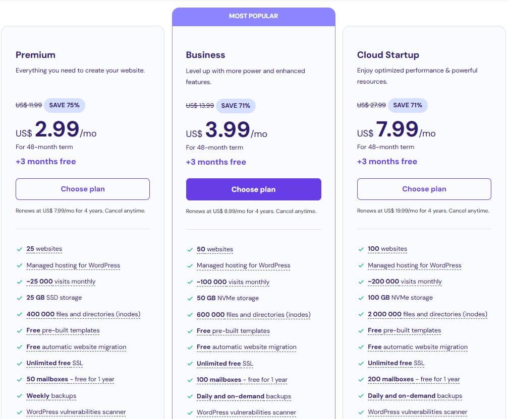 Hostinger海外主机方案