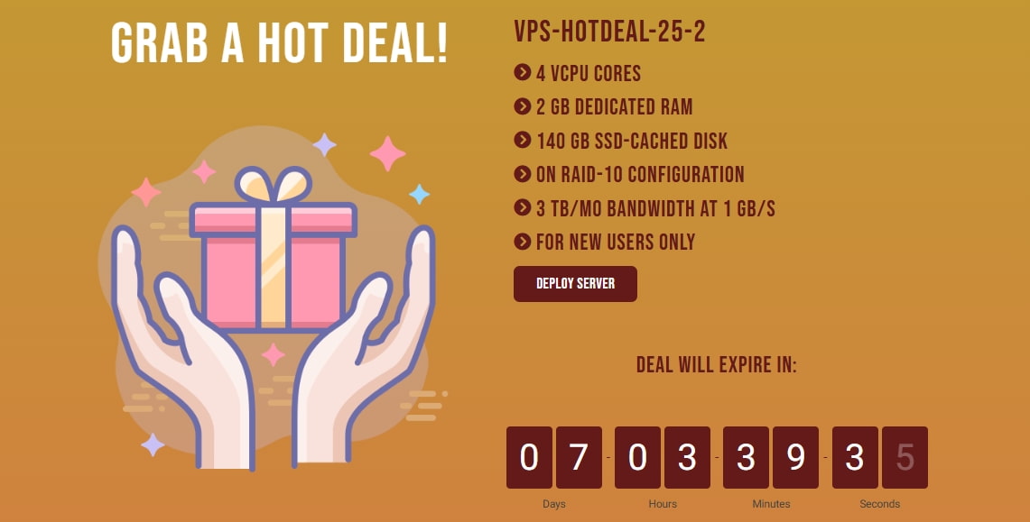 CloudCone每周热销活动