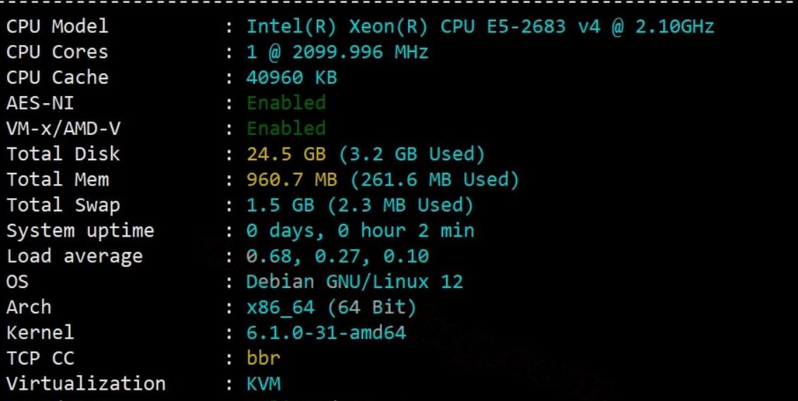 ColoCrossing CPU和I/O测试