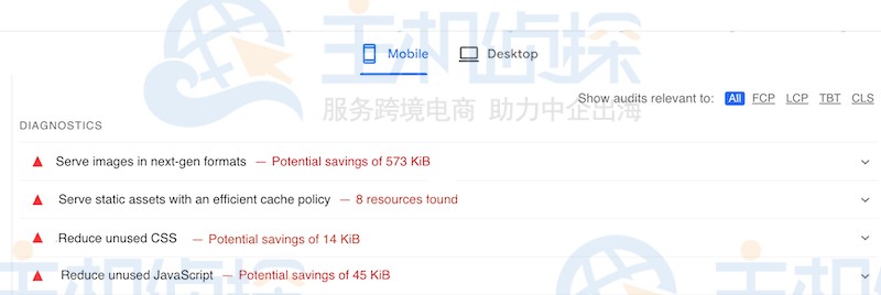Divi 的 PageSpeed Insights 改进部分