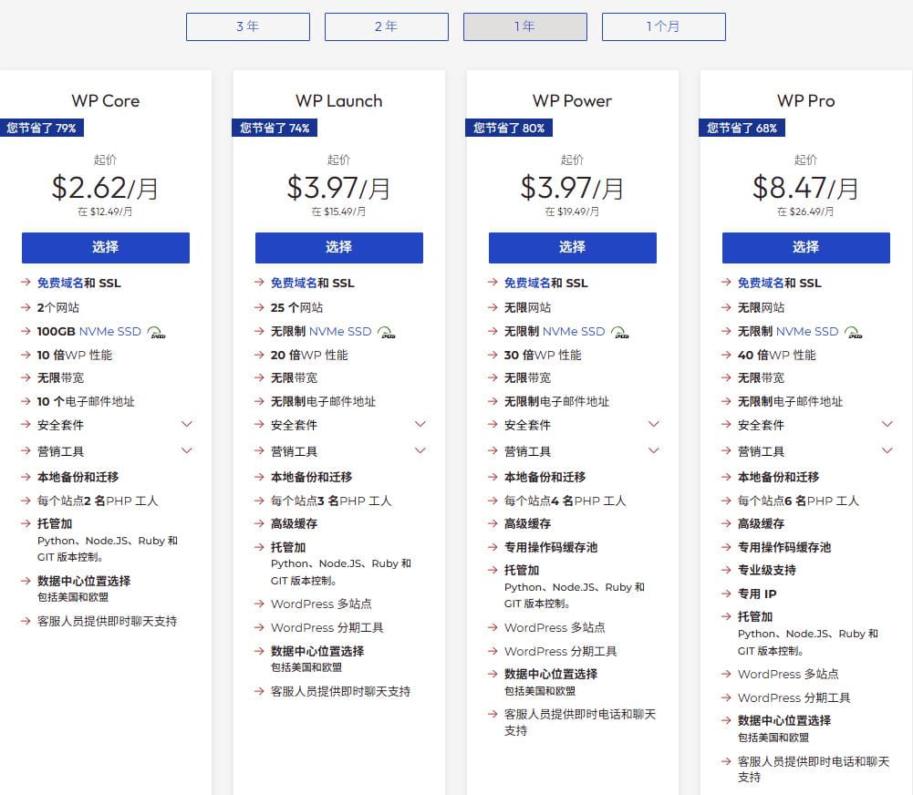 InMotionHosting WordPress主机享79%优惠