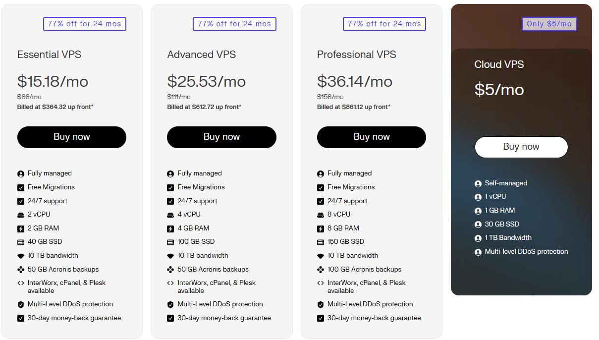 Liquid Web美国/欧洲VPS