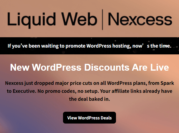 Liquid Web & Nexcess夏季活动