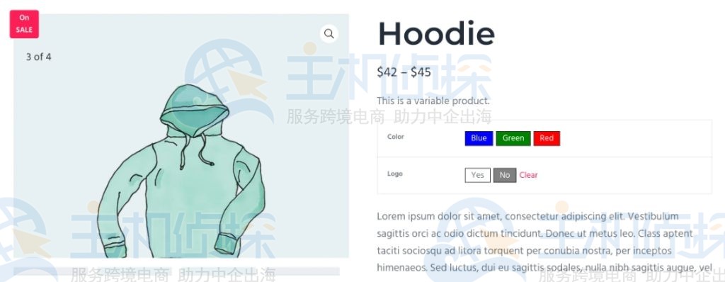 如何在WordPress中实现产品换色功能