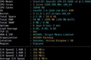 CPU和硬盘I/O测试