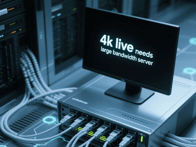 4k直播需要多大带宽的服务器