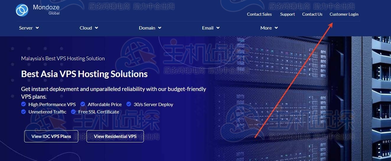 访问Mondoze官网并登录