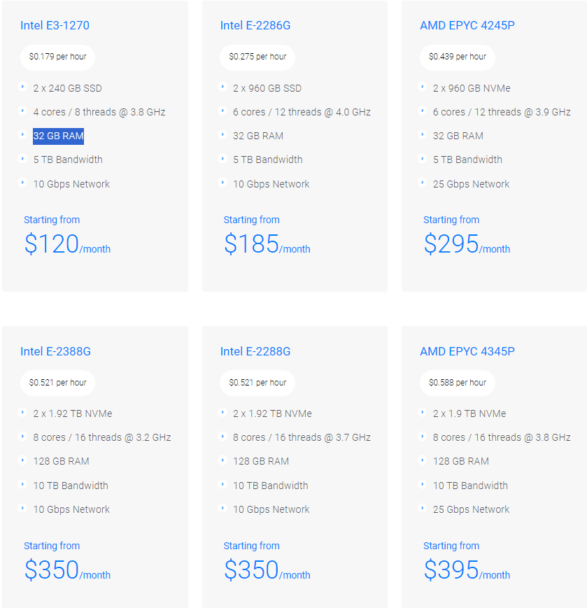 Vultr裸金属服务器
