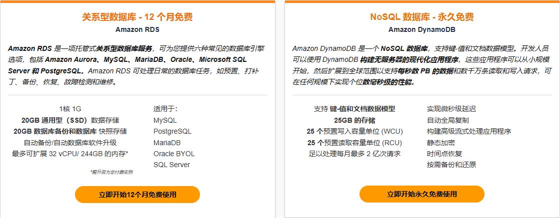 云数据库免费产品