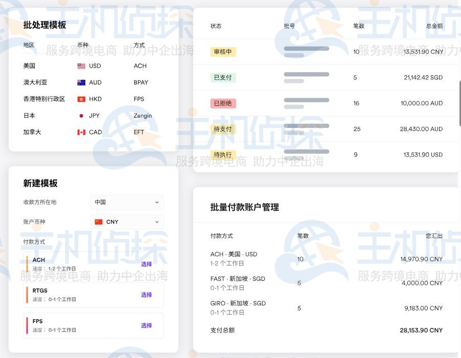 换汇与全球付款