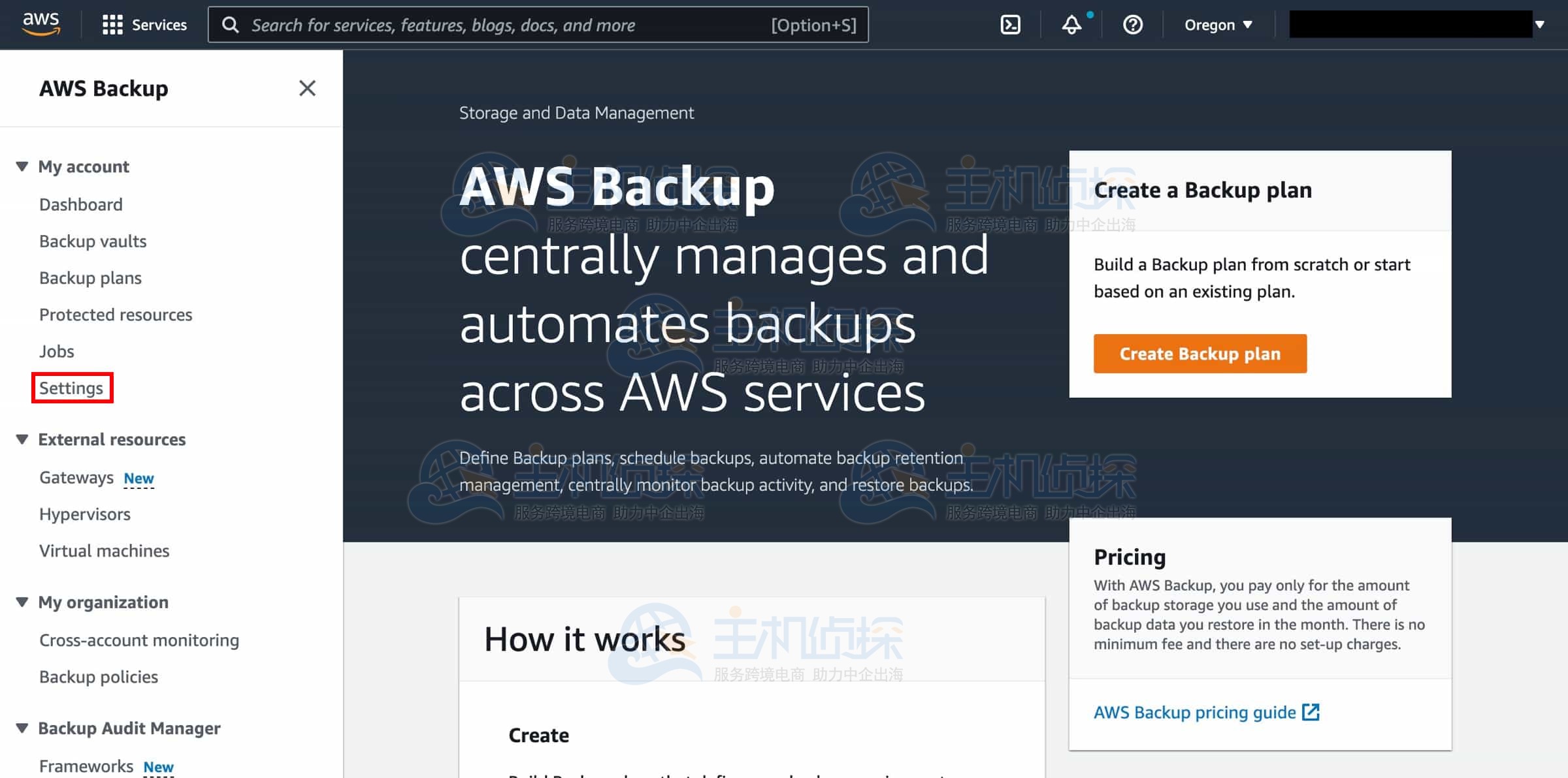 创建Amazon RDS按需备份