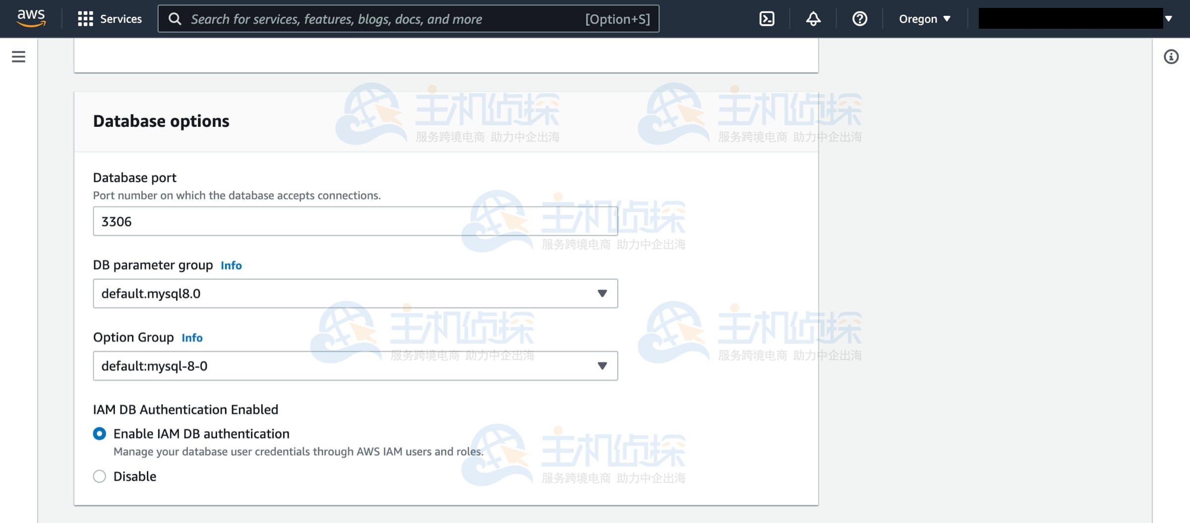 从备份还原Amazon RDS数据库