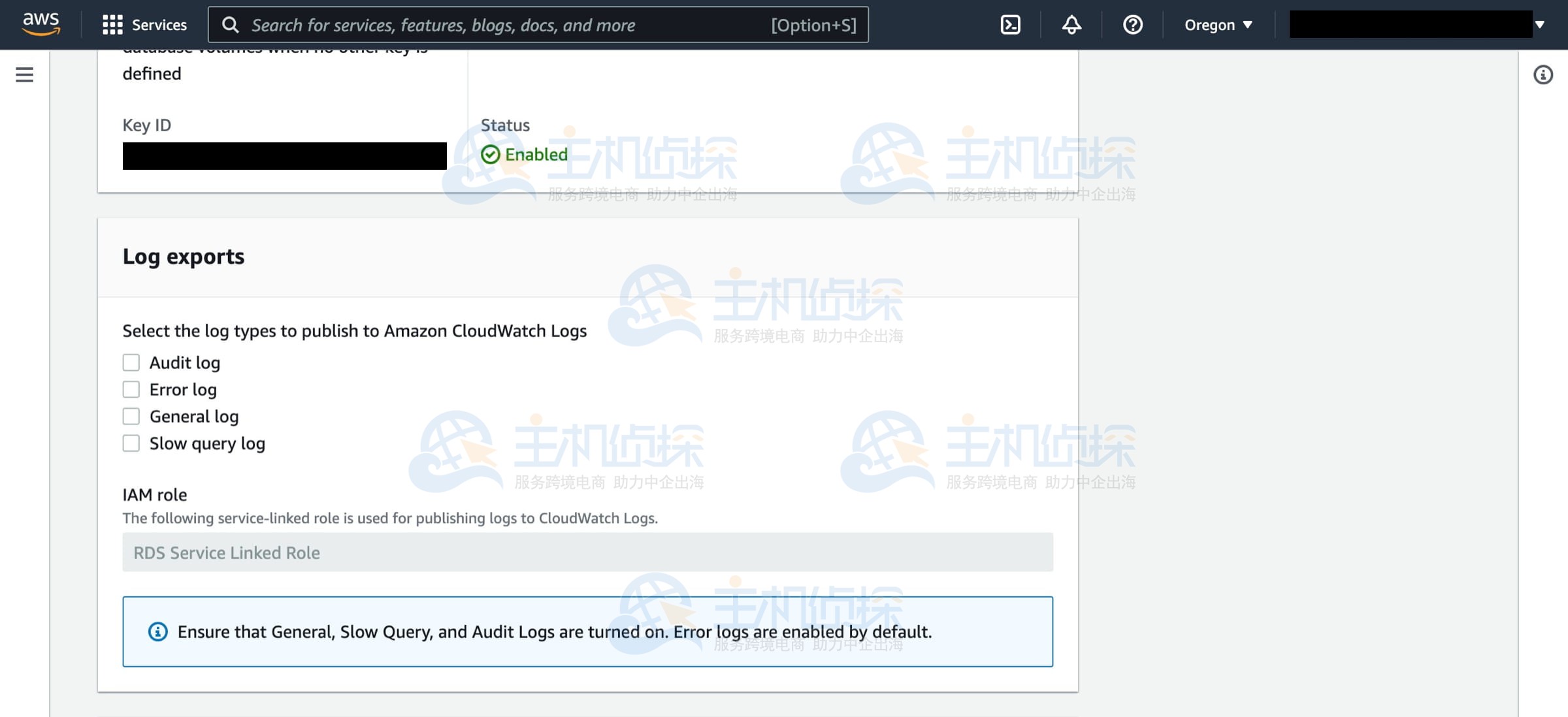 从备份还原Amazon RDS数据库
