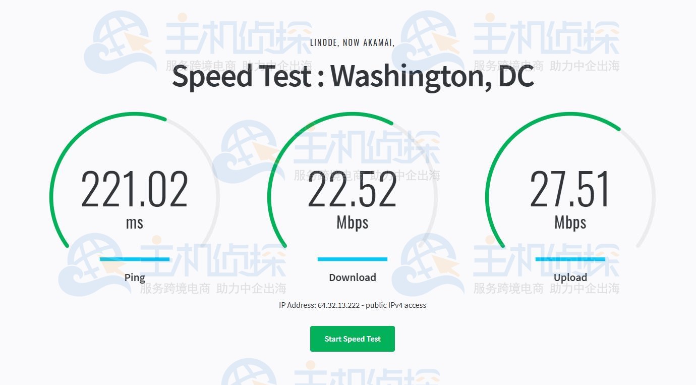 Linode云服务器速度测试