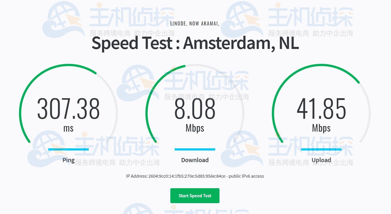 Linode云服务器速度测试