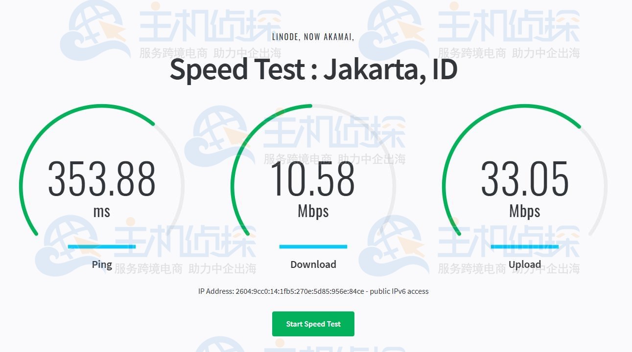 Linode云服务器速度测试