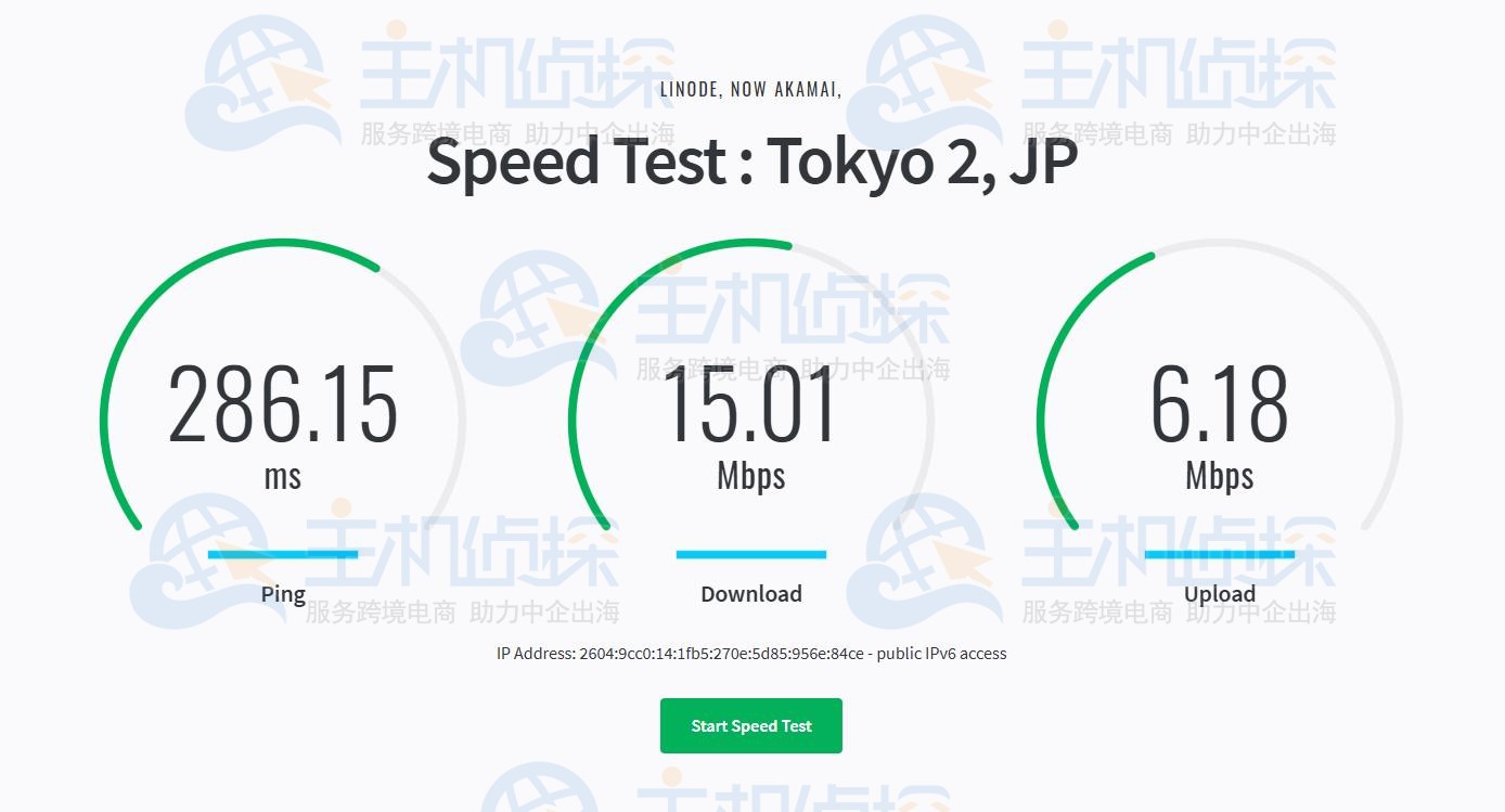 Linode云服务器速度测试