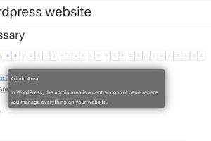 在WordPress网站上添加术语表或词典