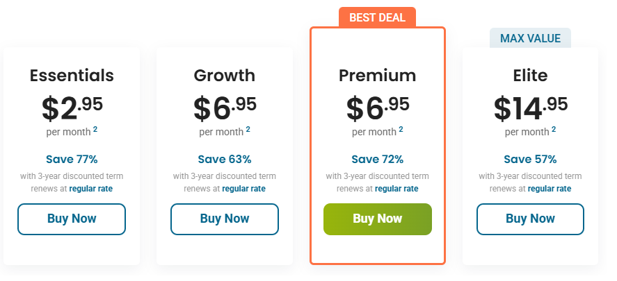 HostPapa国外主机方案及定价