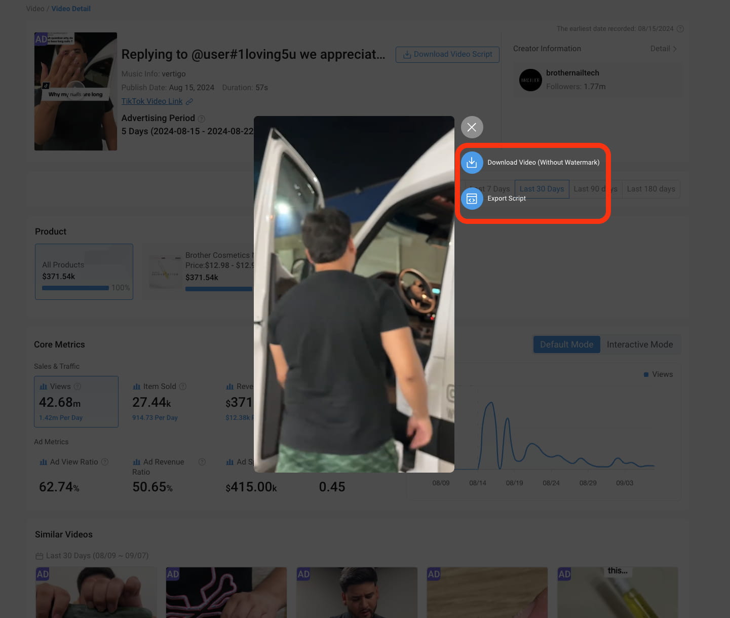 Kalodata选品工具核心功能