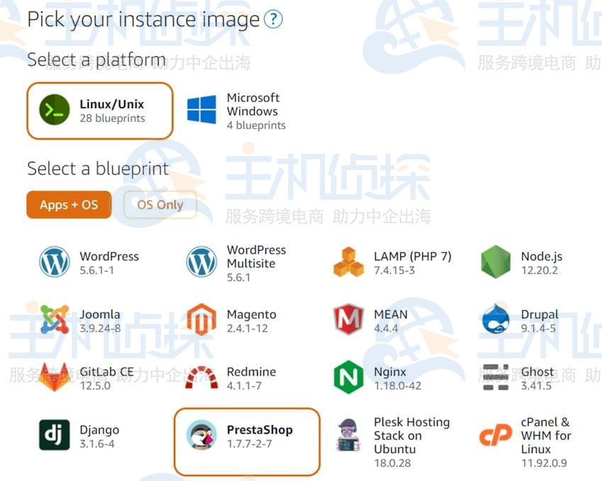 创建亚马逊免费VPS实例