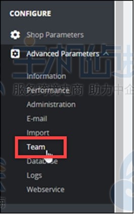 登录PrestaShop网站管理控制面板