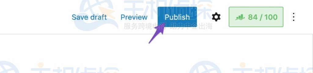 单击 Publish 按钮