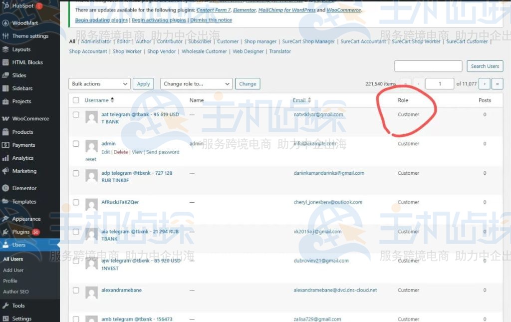 确认用户权限设置