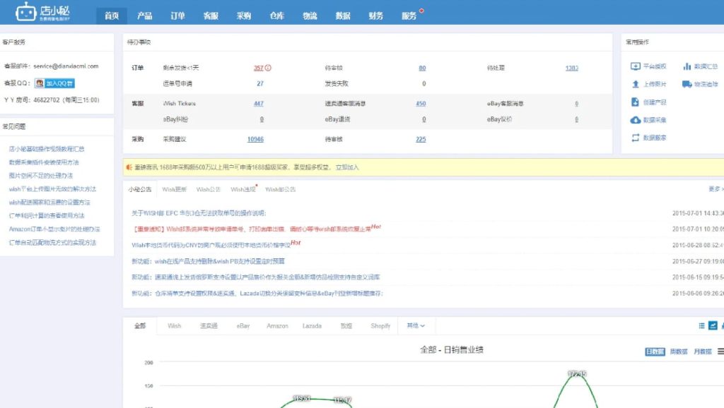店小秘k跨境电商ERP