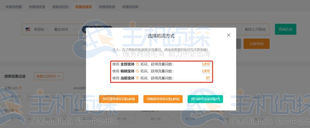 智能识别畅销变体