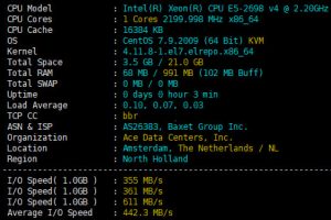 Just Hosting CPU测试