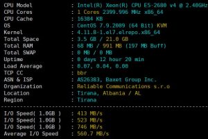 CPU和硬盘I/O测试