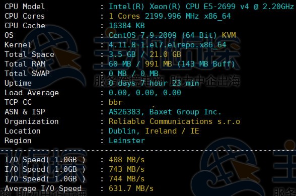 CPU和硬盘I/O测试