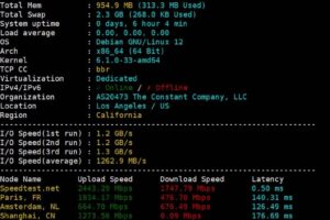CPU和硬盘I/O测试