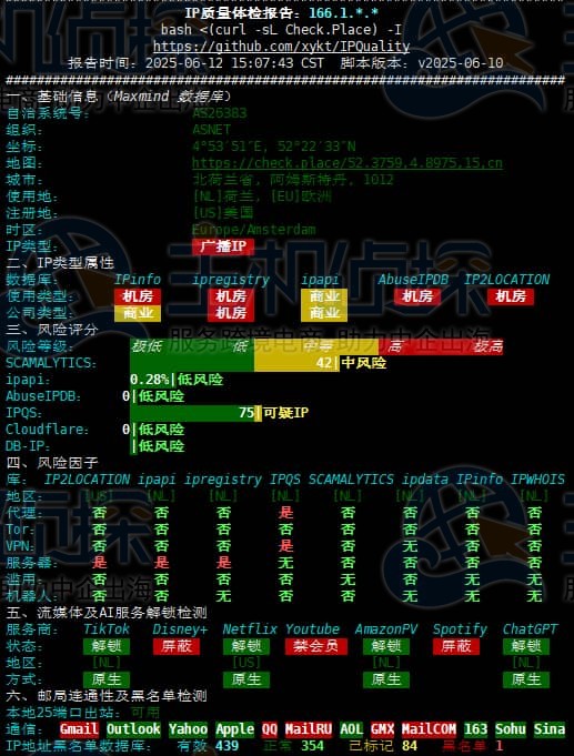 IP质量体检报告