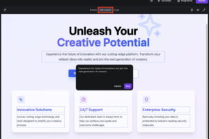 内容编辑模式使用教程