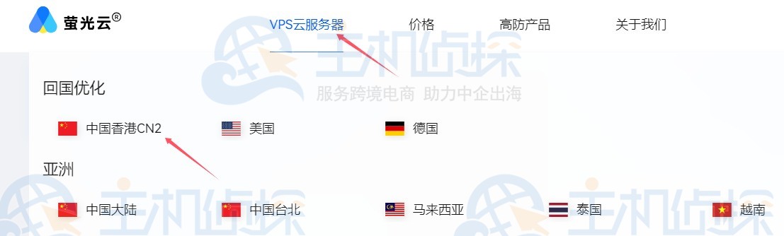 萤光云香港VPS购买教程