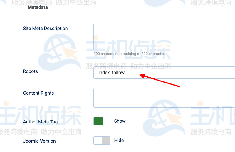 确保Joomla网站可索引