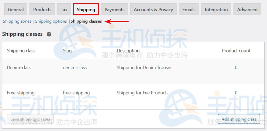 创建两个单独的配送类