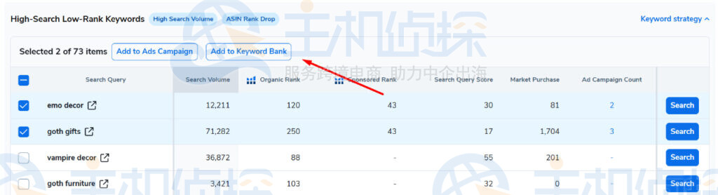 Listing Builder关键词