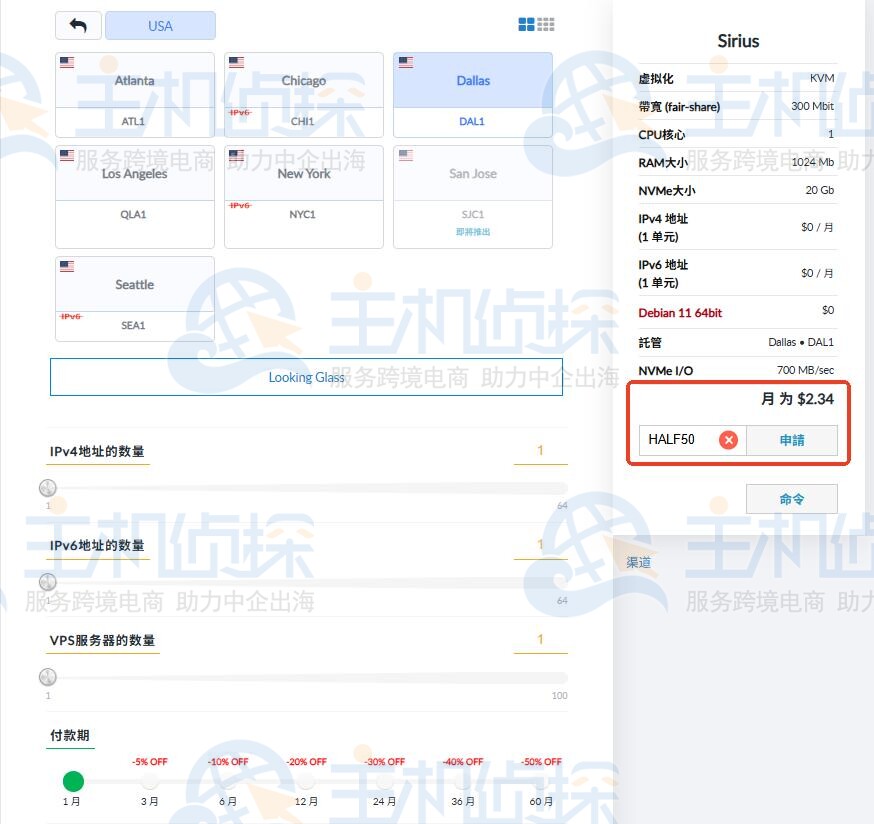 Just Hosting国外VPS