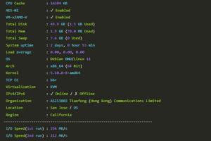 CPU和硬盘I/O测试