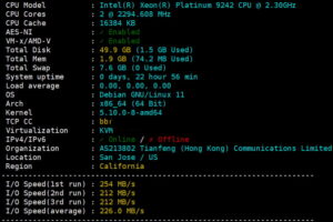 CPU和硬盘I/O测试