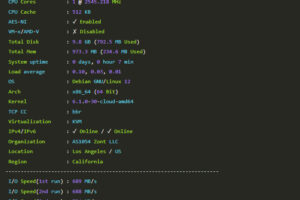 CPU和硬盘I/O测试