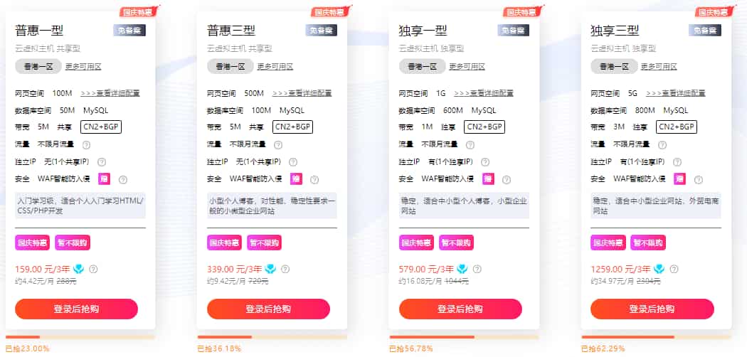 香港云虚拟主机